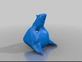 Byr Kurt maskesi Düşük Poli (Plastik Aparattır!!!) 3D - 2