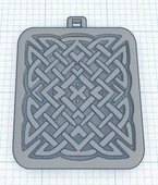 Byr Başka bir Celtic Knot Kolye veya Anahtarlık (Plastik Aparattır!!!) 3D thumbnail 2