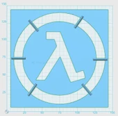 Byr Lambda Logolu Sprey Maske (Sadece Plastik Aparattır!!!) 3D thumbnail 1