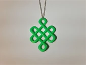 Byr Uzun Ömürlü Celtic Düğümü Kolye (Sadece Plastik Aparattır!!!) 3D thumbnail 1