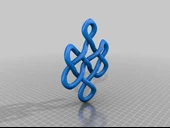 Byr Uzun Ömürlü Celtic Düğümü Kolye (Sadece Plastik Aparattır!!!) 3D thumbnail 4