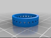 Byr Yarı kanallı parmak koruyucusu (sadece basit bir yüzük) (Plastik Aparattır!!!) 3D thumbnail 3