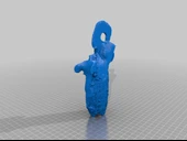 Byr Maske - Galukwamt (Kancalı gaga) (Sadece Plastik Aparattır!!!) 3D thumbnail 3