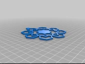 Byr Overwatch Oasis Logo Anahtarlık / Kolye (Sadece Plastik Aparattır!!!) 3D thumbnail 3