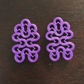 Byr Çeyrek Delikli Küpe (Plastik Aparattır!!!) 3D - 1