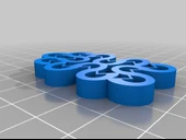 Byr Çeyrek Delikli Küpe (Plastik Aparattır!!!) 3D - 3