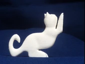 Byr Jean Gordon'un oymalı Kedi Kitap Ayağı (Sadece Plastik Aparattır!!!) 3D - 3