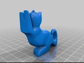 Byr Jean Gordon'un oymalı Kedi Kitap Ayağı (Sadece Plastik Aparattır!!!) 3D - 4