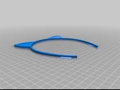 Byr Doğal Kedi Kulaklı Saç Bandı (Plastik Aparattır!!!) 3D - 3