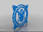 Byr Halo Efsanevi 120mm fan kapağı (Sadece Plastik Aparattır!!!) 3D thumbnail 3