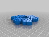 Byr UCLA Fidget Spinner - WingNut2k (Sadece Plastik Aparattır!!!) 3D - 1