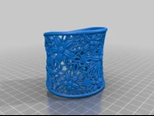 Byr Çiçek bilezik (Sadece Plastik Aparattır!!!) 3D thumbnail 2