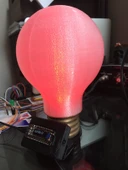 Byr Taban ile IoT durum lambası (Sadece Plastik Aparattır!!!) 3D - 4