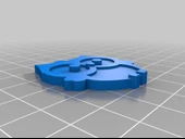 Byr Baykuş anahtarlık anahtarlık çekicilik kolye vb (Plastik Aparattır!!!) 3D thumbnail 3