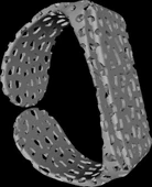 Byr Voronoi Odalı Bilezik (Sadece Plastik Aparattır!!!) 3D thumbnail 2