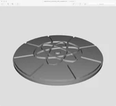 Byr Aperture Science Logosu (eski) Altlık (Plastik Aparattır!!!) 3D thumbnail 2