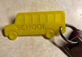Byr Okul otobüsü anahtarlık (Plastik Aparattır!!!) 3D - 4