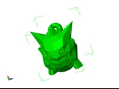 Byr Yüzük ile Gengar (Sadece Plastik Aparattır!!!) 3D thumbnail 3