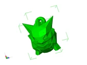 Byr Yüzük ile Gengar (Sadece Plastik Aparattır!!!) 3D thumbnail 1