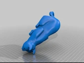 Byr Jean Gordon'un oymaları Çömelmiş Kedi (Plastik Aparattır!!!) 3D - 3