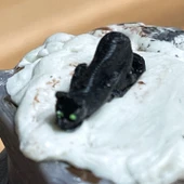 Byr Jean Gordon'un oymaları Çömelmiş Kedi (Plastik Aparattır!!!) 3D - 5