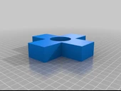 Byr çay ışıkları mumluk çapraz (Sadece Plastik Aparattır!!!) 3D - 2