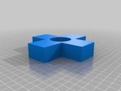 Byr çay ışıkları mumluk çapraz (Sadece Plastik Aparattır!!!) 3D - 1