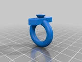 Byr altın yüzük (Plastik Aparattır!!!) 3D thumbnail 1