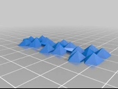 Byr Pırlanta Çiçek Küpe (Plastik Aparattır!!!) 3D - 3