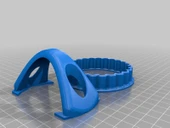 Byr Bu basit ve sevimli kurabiye kalıbıyla bisküvileri veya şeker hamurlarını kesin (Sadece Plastik Aparattır!!!) 3D thumbnail 1