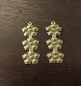 Byr Pırlanta Çiçek Küpe (Plastik Aparattır!!!) 3D - 2