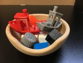 Byr Dekoratif yuvarlak tepsi/kase (Sadece Plastik Aparattır!!!) 3D - 1