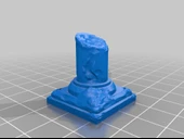 Byr OpenForge Sütunu - Kırık (Sadece Plastik Aparattır!!!) 3D - 3