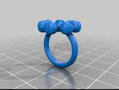 Byr Çiçek şeklinde yüzük (Plastik Aparattır!!!) 3D thumbnail 3