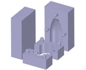 Byr Ruj Kalıp DIY - Kendi Kendini Yapma Güvenliği Ruj Kalıbı (Sadece Plastik Aparattır!!!) 3D - 3