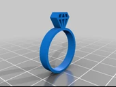 Byr Elmas yüzük (Plastik Aparattır!!!) 3D thumbnail 4