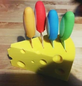 Byr Peynir bıçak bloğu (Plastik Aparattır!!!) 3D - 1