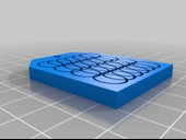 Byr Kare Yüzük Küpe (Sadece Plastik Aparattır!!!) 3D thumbnail 3