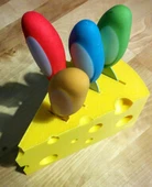 Byr Peynir bıçak bloğu (Plastik Aparattır!!!) 3D - 3