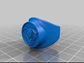 Byr Harley logolu yüzük (Sadece Plastik Aparattır!!!) 3D thumbnail 3