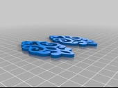 Byr Arista küpeleri büyük (Sadece Plastik Aparattır!!!) 3D - 2