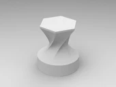 Byr Hex bükülme saplı 52mm kahve kurcası (Sadece Plastik Aparattır!!!) 3D - 1