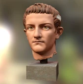 Byr Caligula'nın büstü (Plastik Aparattır!!!) 3D thumbnail 1