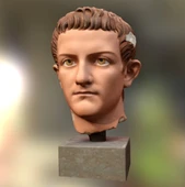 Byr Caligula'nın büstü (Plastik Aparattır!!!) 3D thumbnail 2