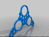 Byr Grafik Kolye - Daireler (Sadece Plastik Aparattır!!!) 3D thumbnail 3