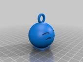 Byr Allık Anahtarlık (emoji) (Sadece Plastik Aparattır!!!) 3D - 1