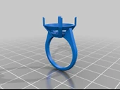 Byr Değerli taş yüzük (Plastik Aparattır!!!) 3D thumbnail 3