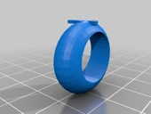 Byr Hıristiyan Çapraz Yüzük Prototipi (Plastik Aparattır!!!) 3D thumbnail 1