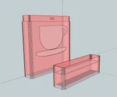 Byr Çay Poşeti Tutucu (Sadece Plastik Aparattır!!!) 3D - 3