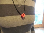 Byr Tel çerçeve kutu kolye (Plastik Aparattır!!!) 3D thumbnail 1